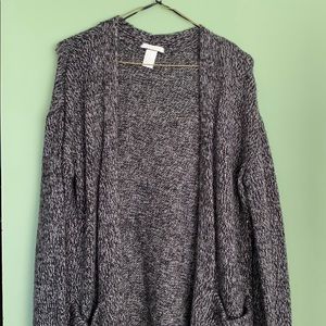 H&M Long knit cardigan
